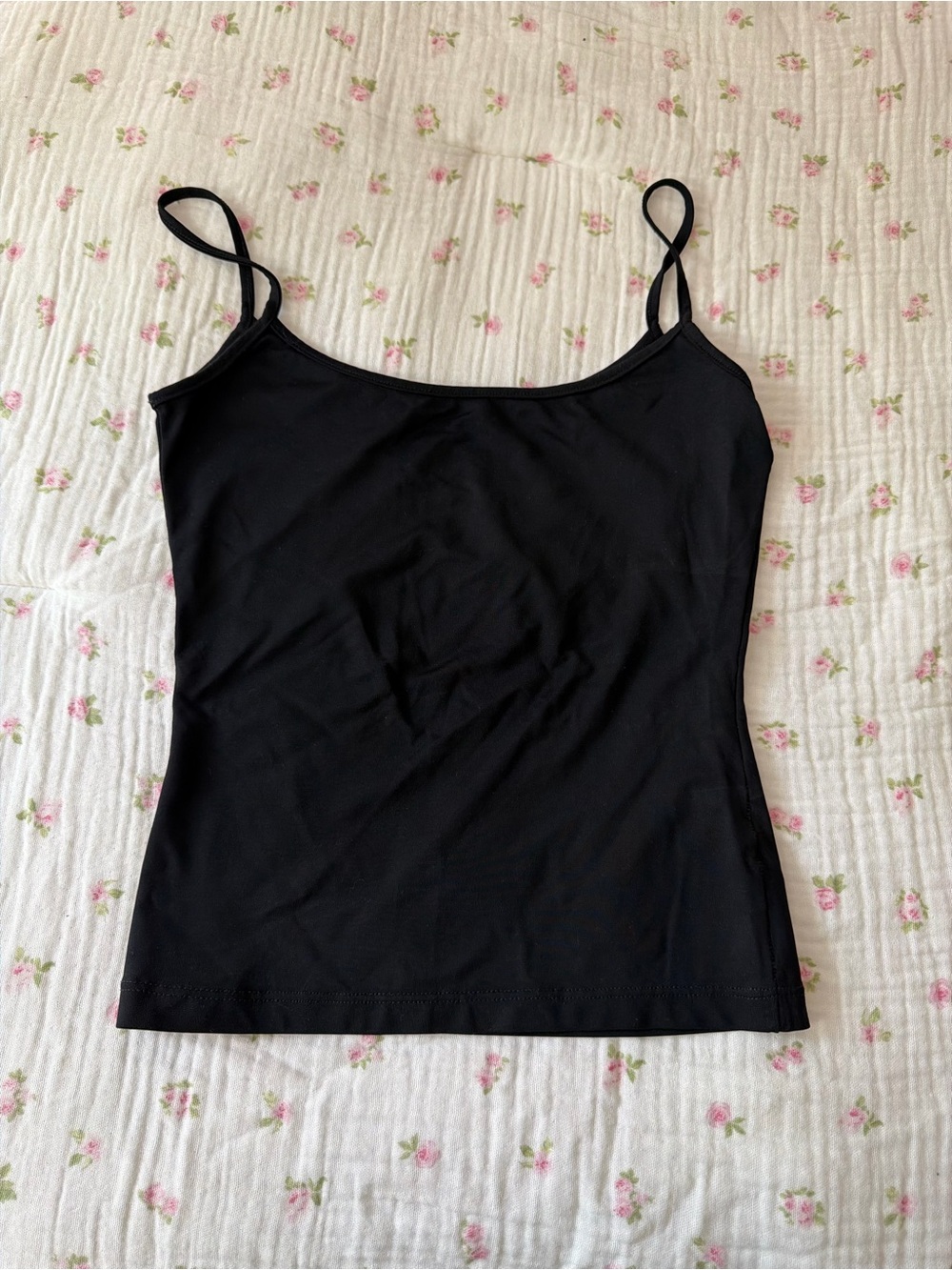 Black Women's Spaghetti Strap Tank Top